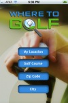 Where to Golf iPhone